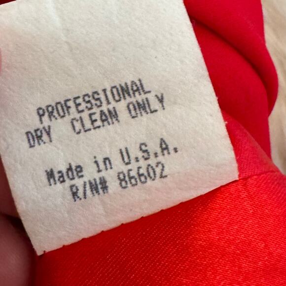 Maria Bianca Nero Red Cowl Neck Tiered Sheath Dress Small NWOT - Picture 5 of 10